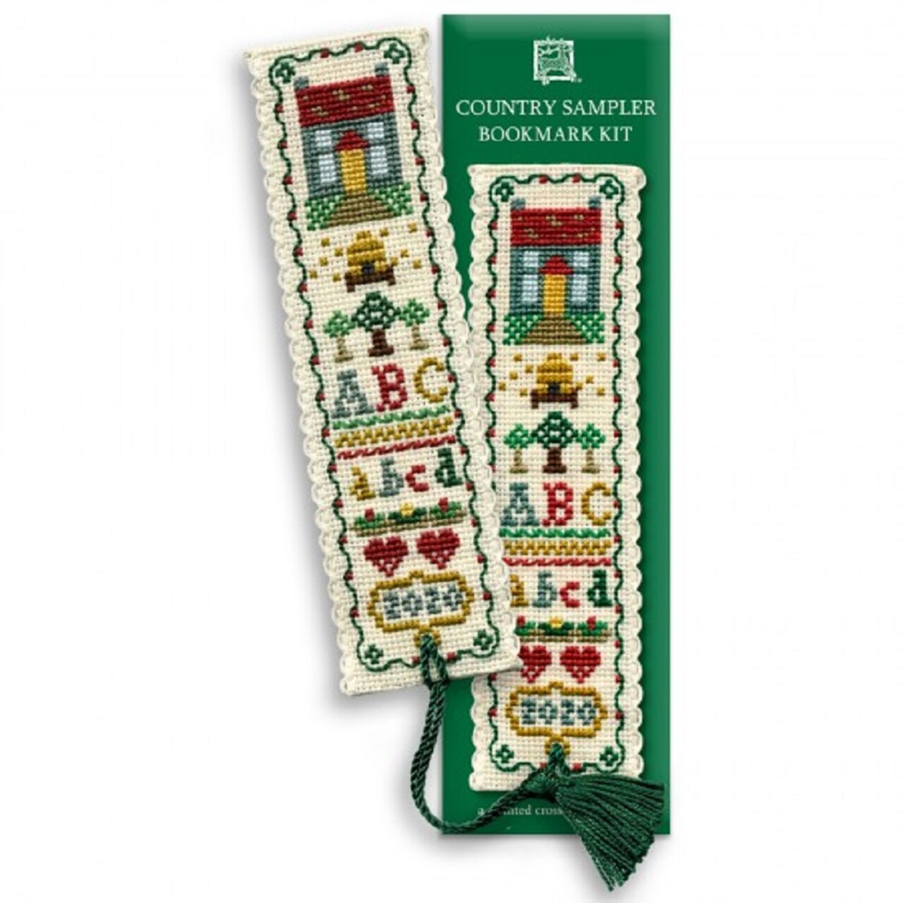 Textile Heritage Country Sampler Bookmark - Counted Cross Stitch Kit